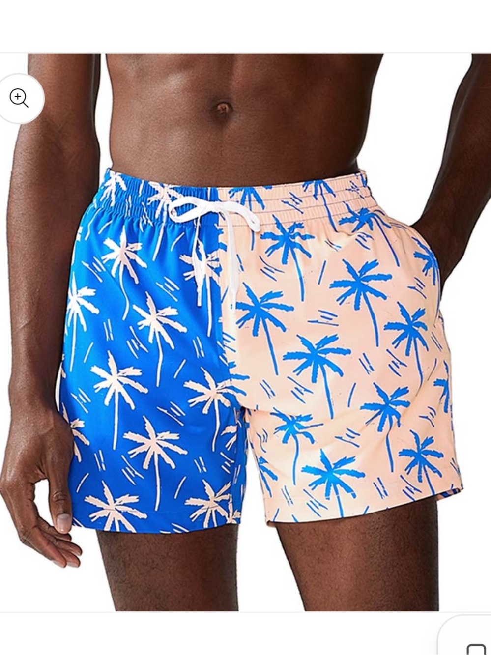 Chubbies Mens The Weekend Kings 5.5" Swim Trunks Palm Tree XL NWOT